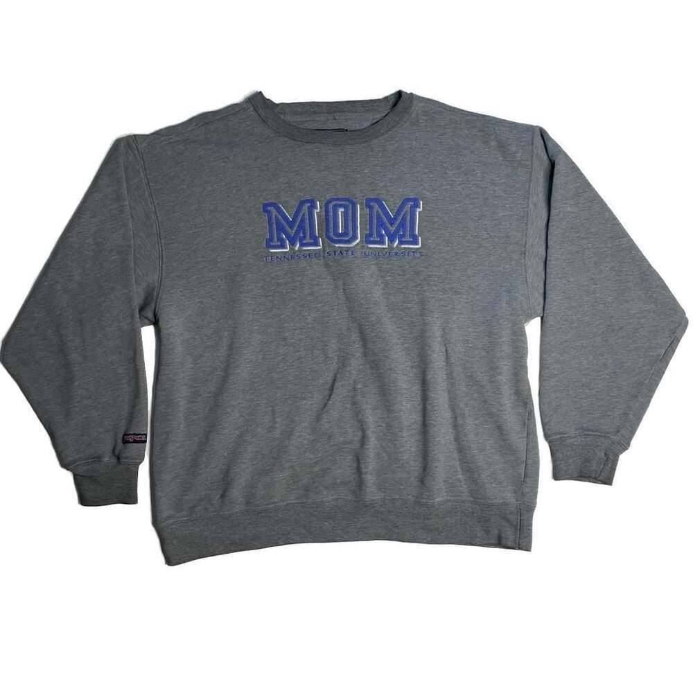 JanSport MOM Tennessee State University Crewneck Sweatshirt Gray Large